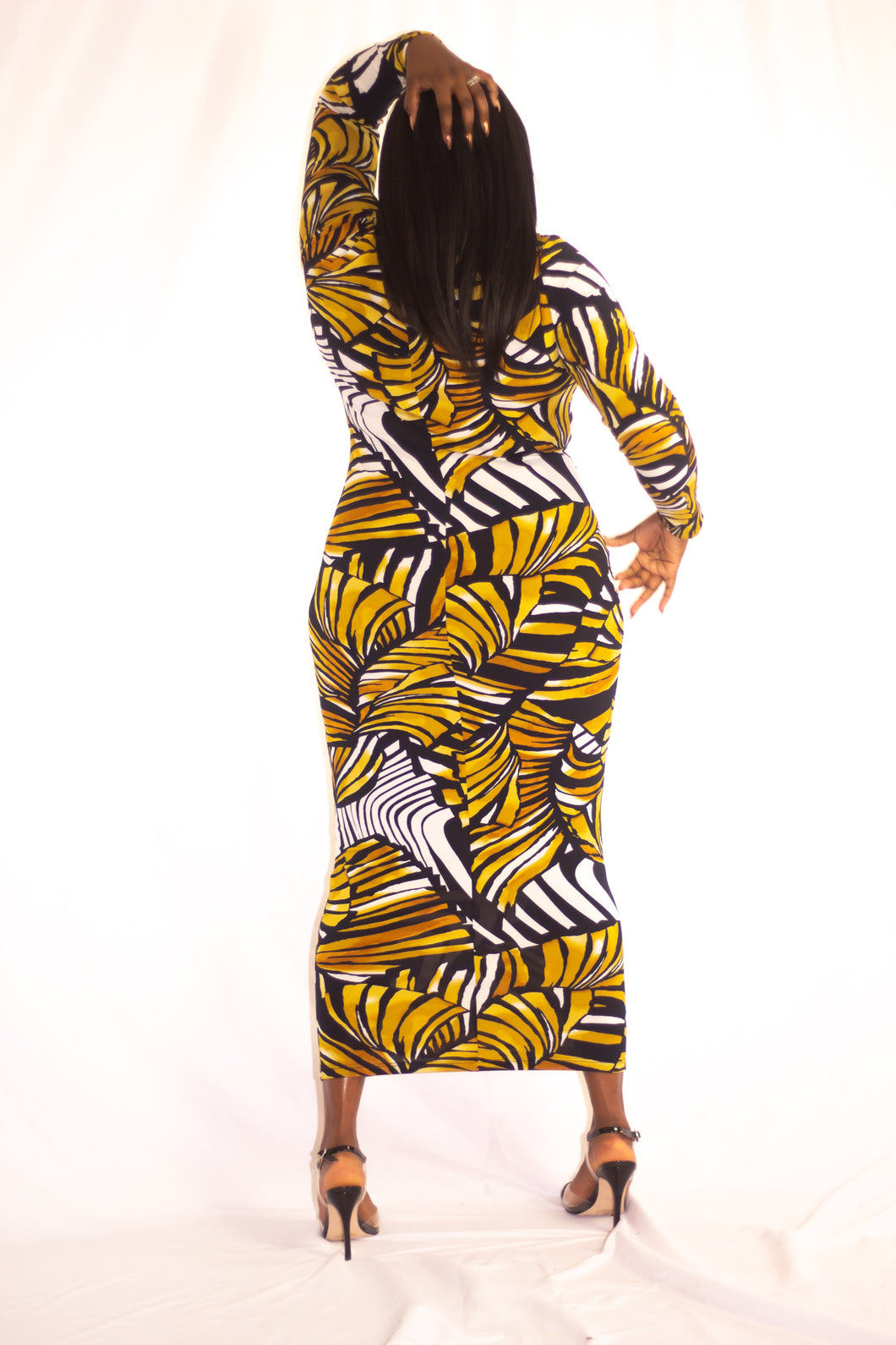 The Body Dress Safari Black Gold